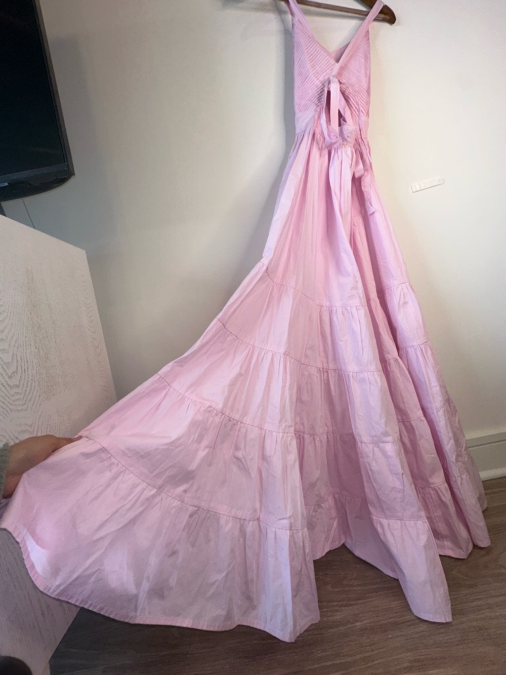 Lusana Pink Women's Summer Dress